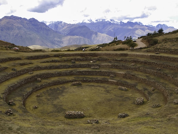Moray Ruins in Peru. 