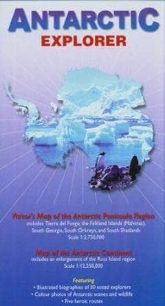 Front cover of Antarctic Explorer Map