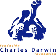 Charles Darwin Foundation logo with giant tortoise silhouette graphic 