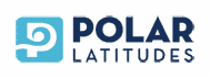 Polar Latitudes logo with blue P and wind.