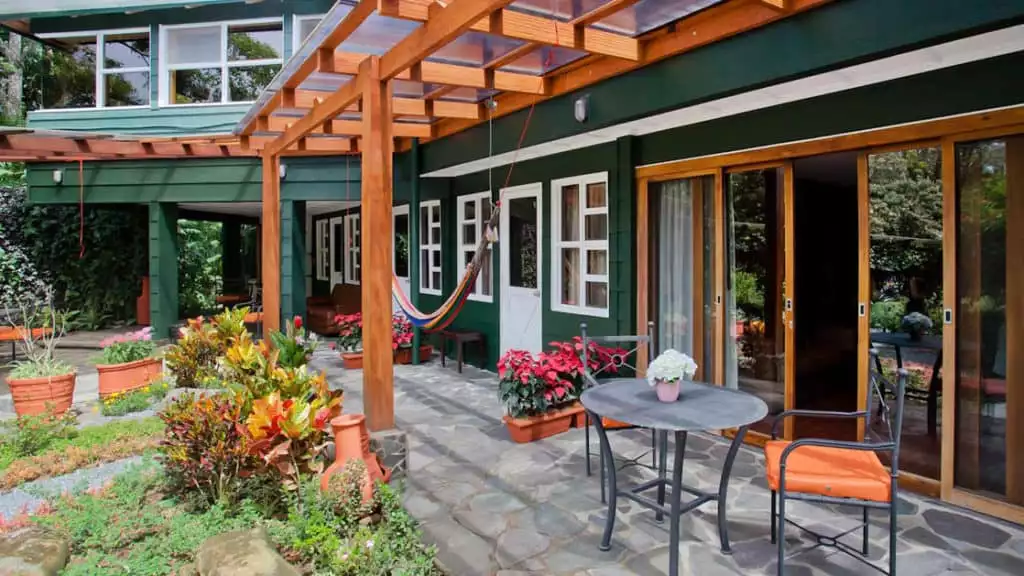 Terrace off the Ground Floor Garden Rooms at Monteverde Lodge

