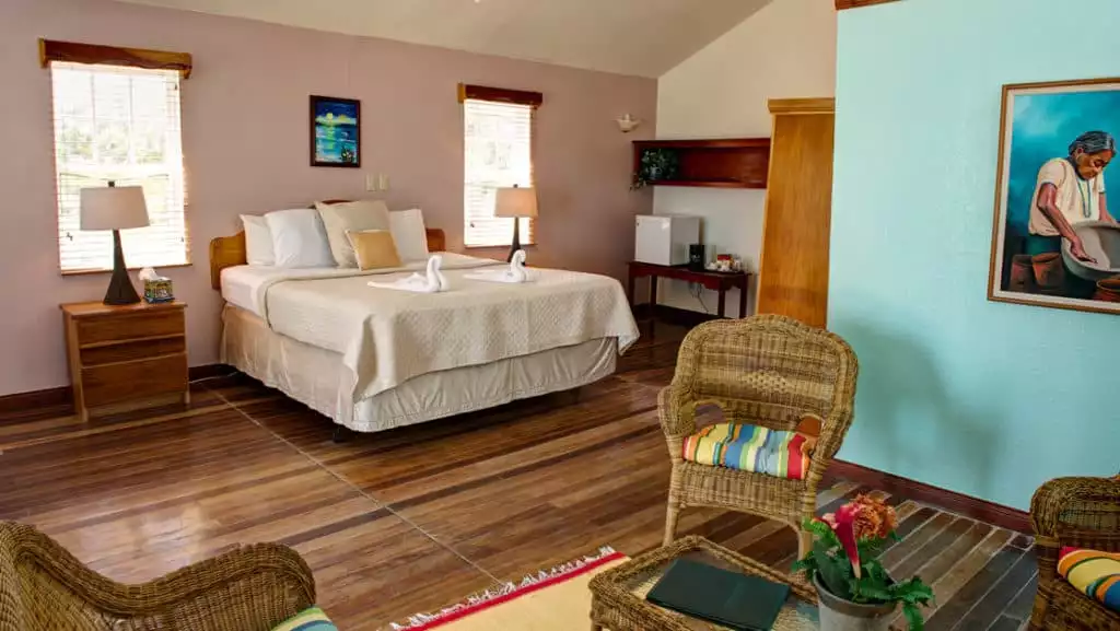 A Deluxe Cabana at Blackbird Caye