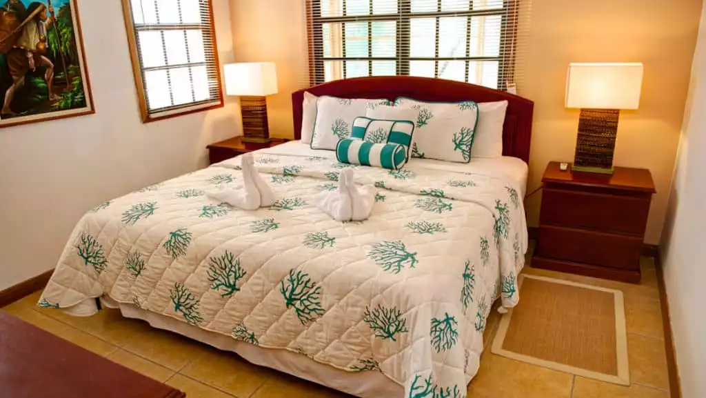 A Superior Cabana at Blackbird Caye.