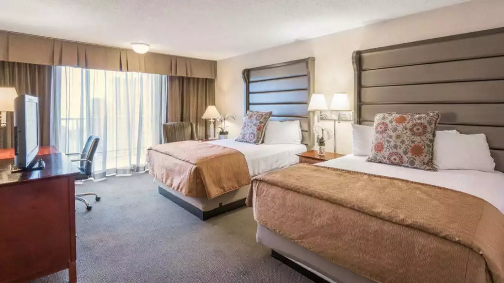 Standard with two queen beds at Westmark Anchorage. Photo by: Derek Reeves

