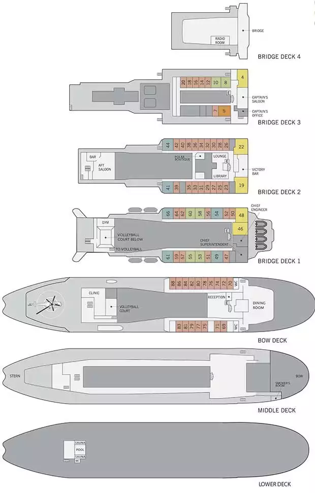 50 Years of Victory 4 floor deck plan