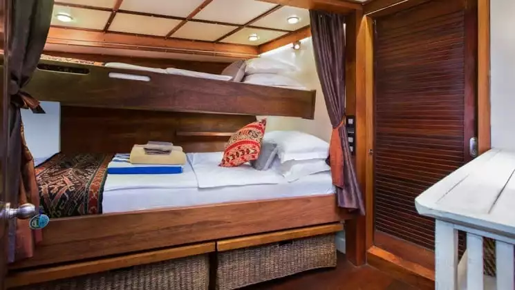 Standard triple stateroom aboard Katharina