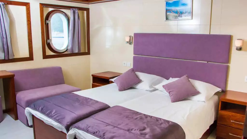 Main Deck Cabin aboard Futura