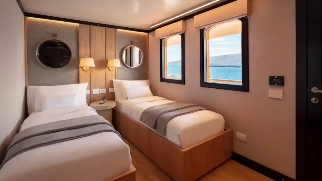 Albert Deck Twin Suite aboard the Grace