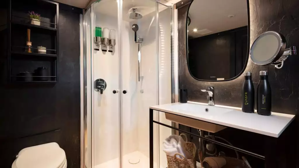 Premium Cabin Bathroom aboard the Grace