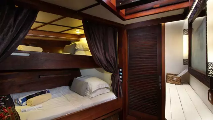 Standard twin stateroom aboard Katharina