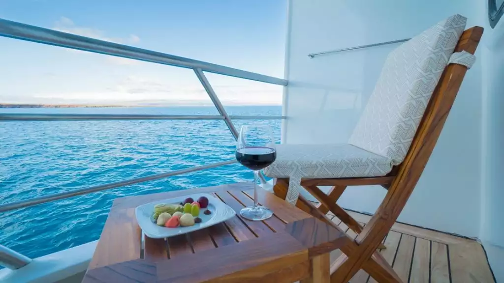 Single Stateroom balcony aboard Ocean Spray
