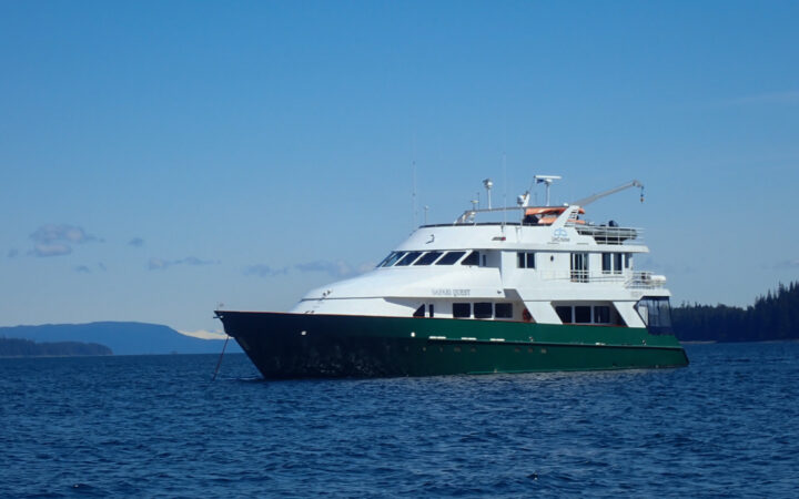 Safari Quest Alaska small ship cruises on a sunny day