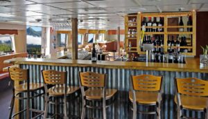 Lounge Bar aboard Wilderness Adventurer