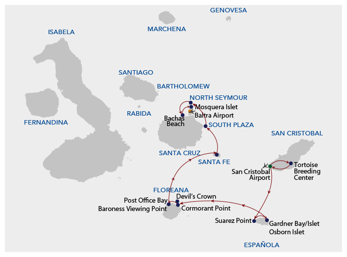 6 day southern route