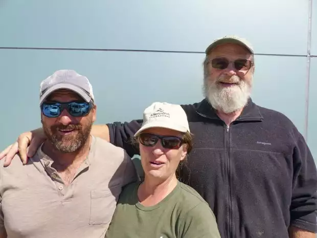 Westward small ship cruise crew on the boat.