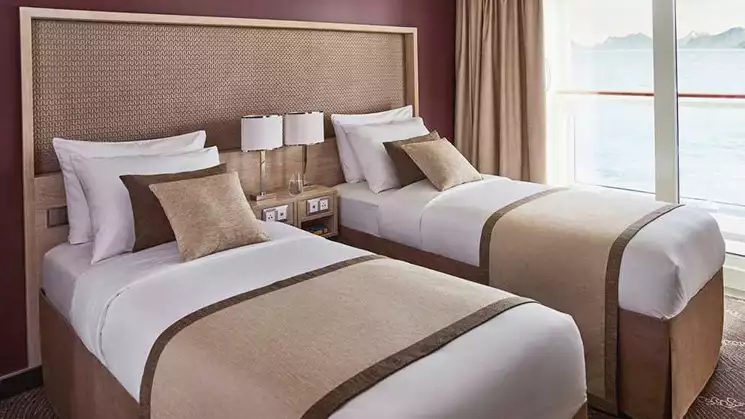 Category 6 Junior Suite aboard the National Geographic Endurance & Resolution
