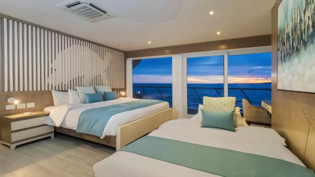 Golden Suite with triple occupancy aboard Elite