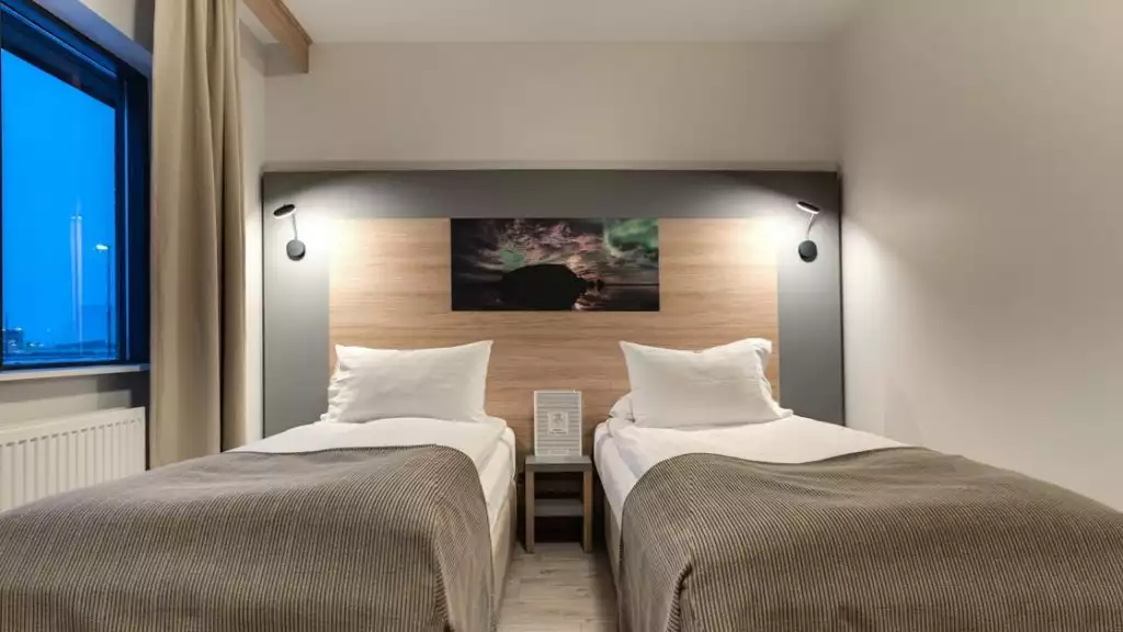 Standard room with twin beds at Hotel Vik i Myrdal