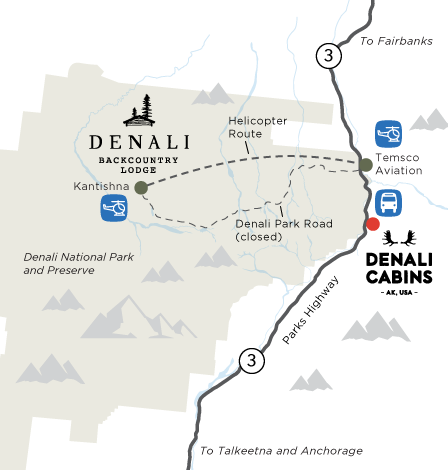 Denali Backcountry Lodge deck plan