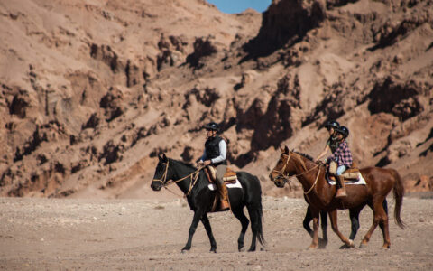 Ride horses on Atacama desert on this epic land tour where you will see the hidden beauty of this Chilean desert with Explora