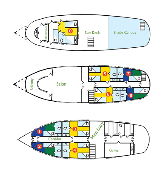Tucano deck plan