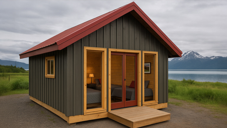 Rendering of the new Alaska Bear Camp Cabins