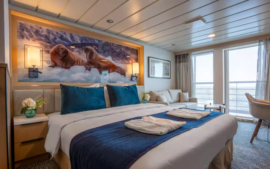 Superior Balcony Suite aboard Ocean Albatros 