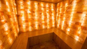 Himalayan salt cave aboard the Chichagof Dream