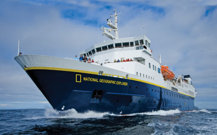 The National Geographic Explorer is a state-of-the-art expedition ship. Plying the waters of the Antarctic seas world class.