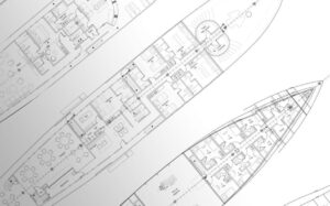 Blueprint of the new Galapagos ship, Conservation.