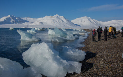Sailing Spitsbergen aboard the Rembrandt van Rijn will take you close to the ice that is characteristic of the far north