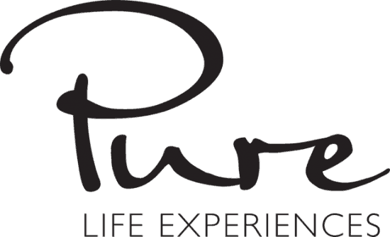 Pure Life Experiences in black text
